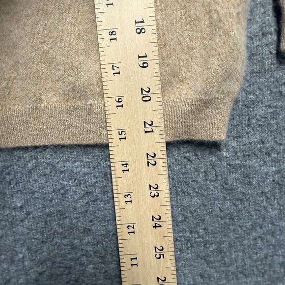 Charter Club Luxury Cashmere Sweater Women's Small Camel Tan Long Sleeve - Picture 5 of 5